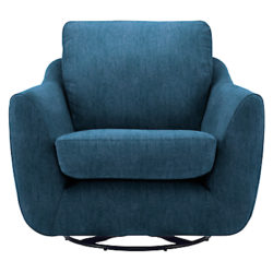 G Plan Vintage The Sixty Seven Swivel Armchair Velvet Indigo